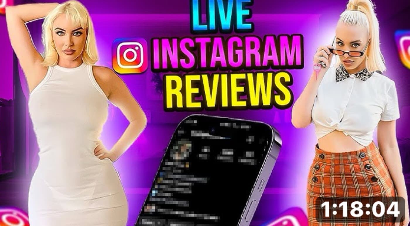 Ty in conversation during a live Instagram review
